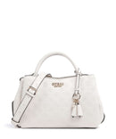 Guess Phoebe Peony Debossed Borsa a mano offwhite logo