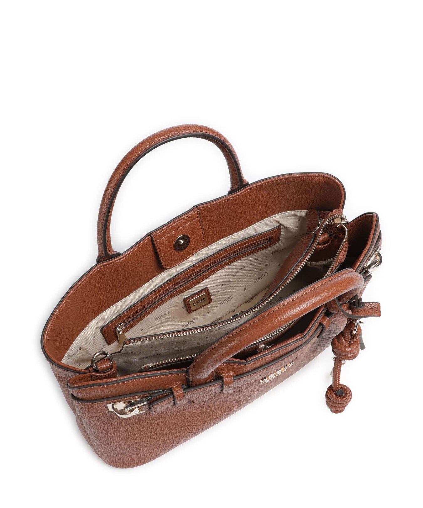 Guess Gregoria Handbag cognac