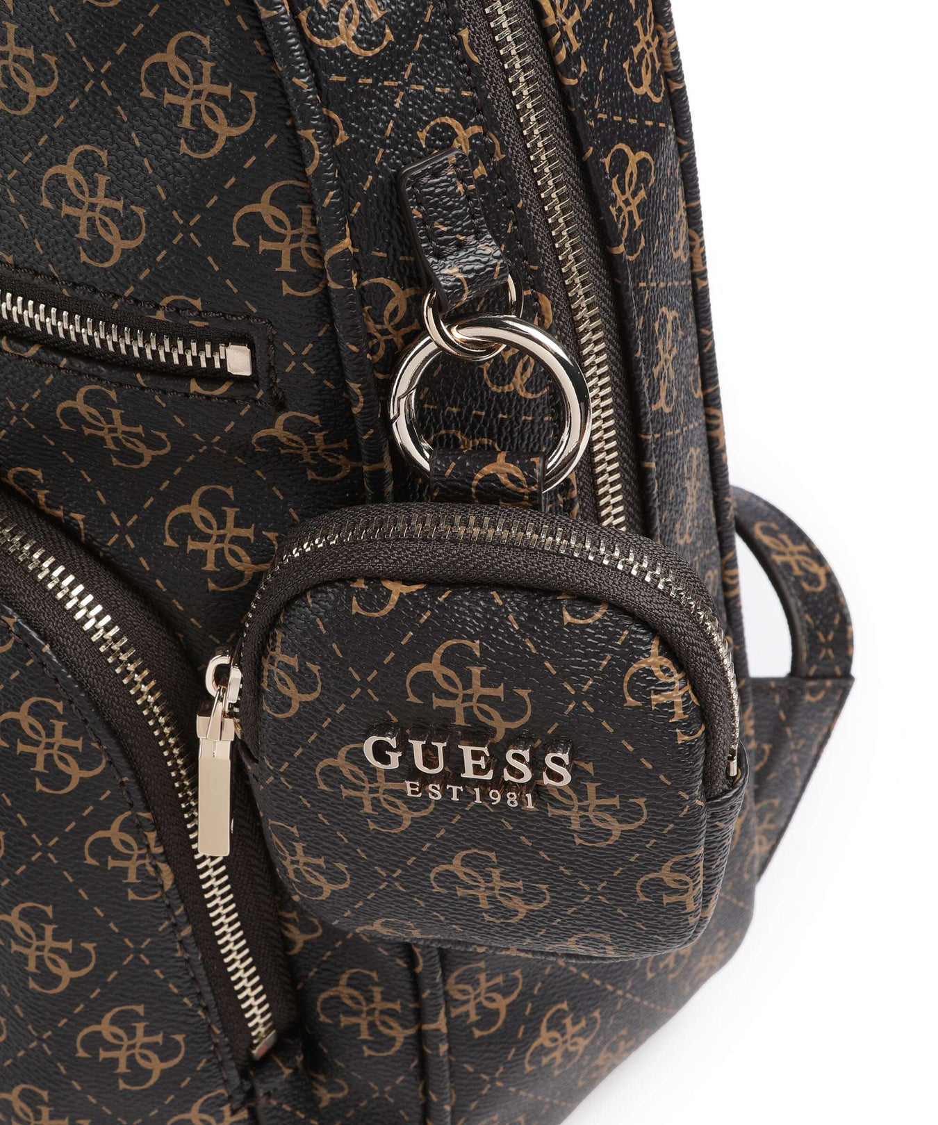 Guess Power Play Backpack brown logo