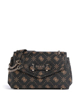Guess Silia Schultertasche espresso logo