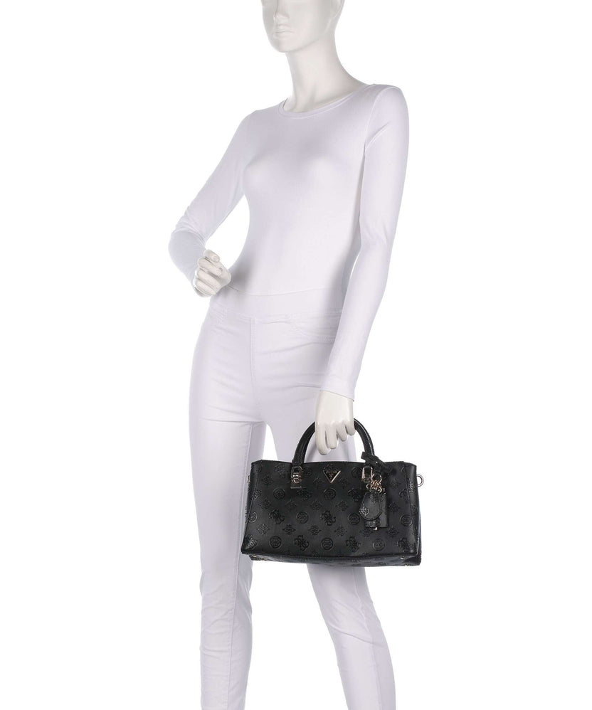 Guess Tisha Handbag black logo