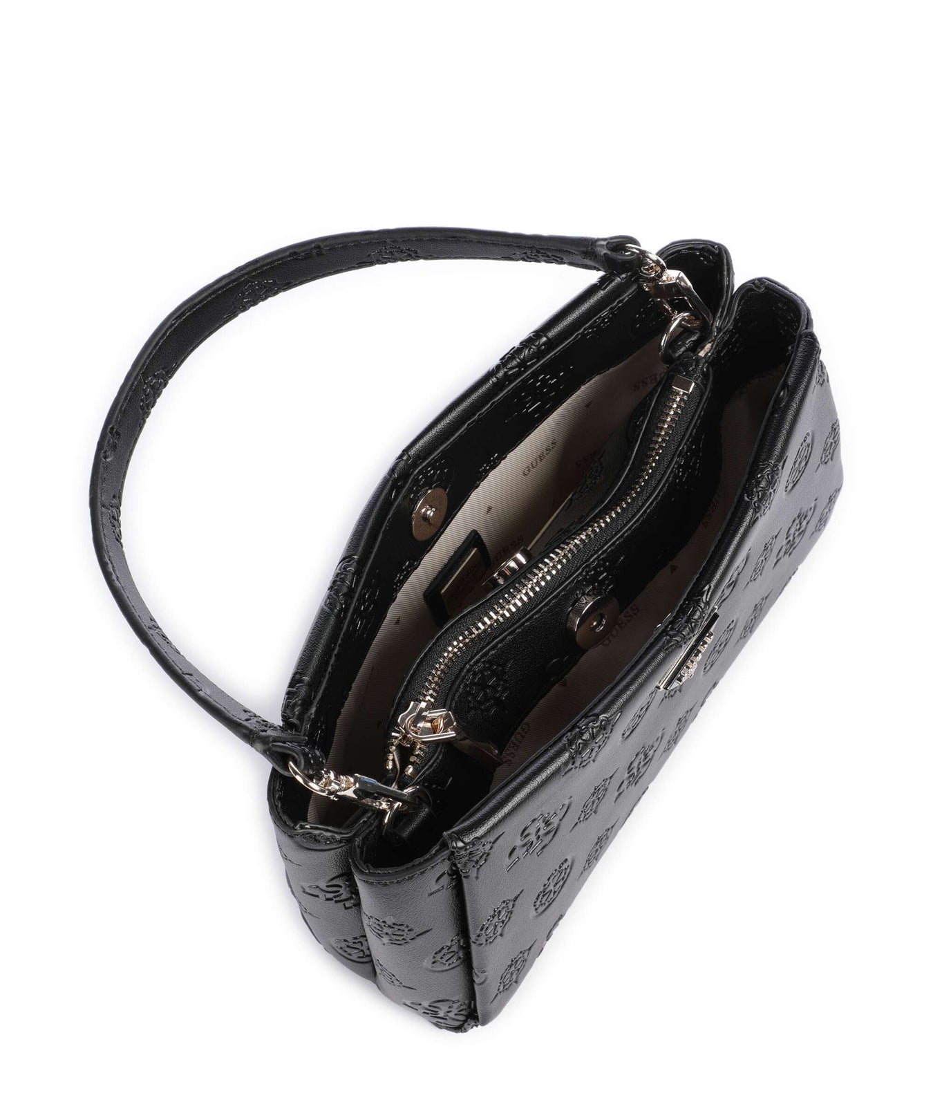 Guess Tisha Shoulder bag black logo