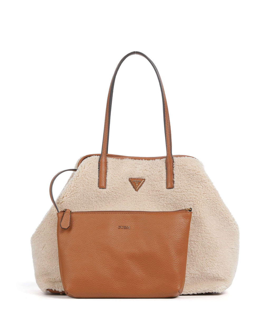 Guess Victtoria Large Tote bag natural/cognac