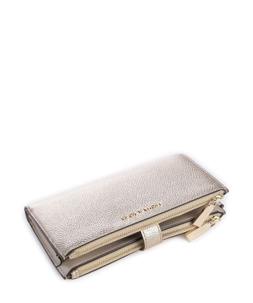 Michael Kors Jet Set Wallet pale gold
