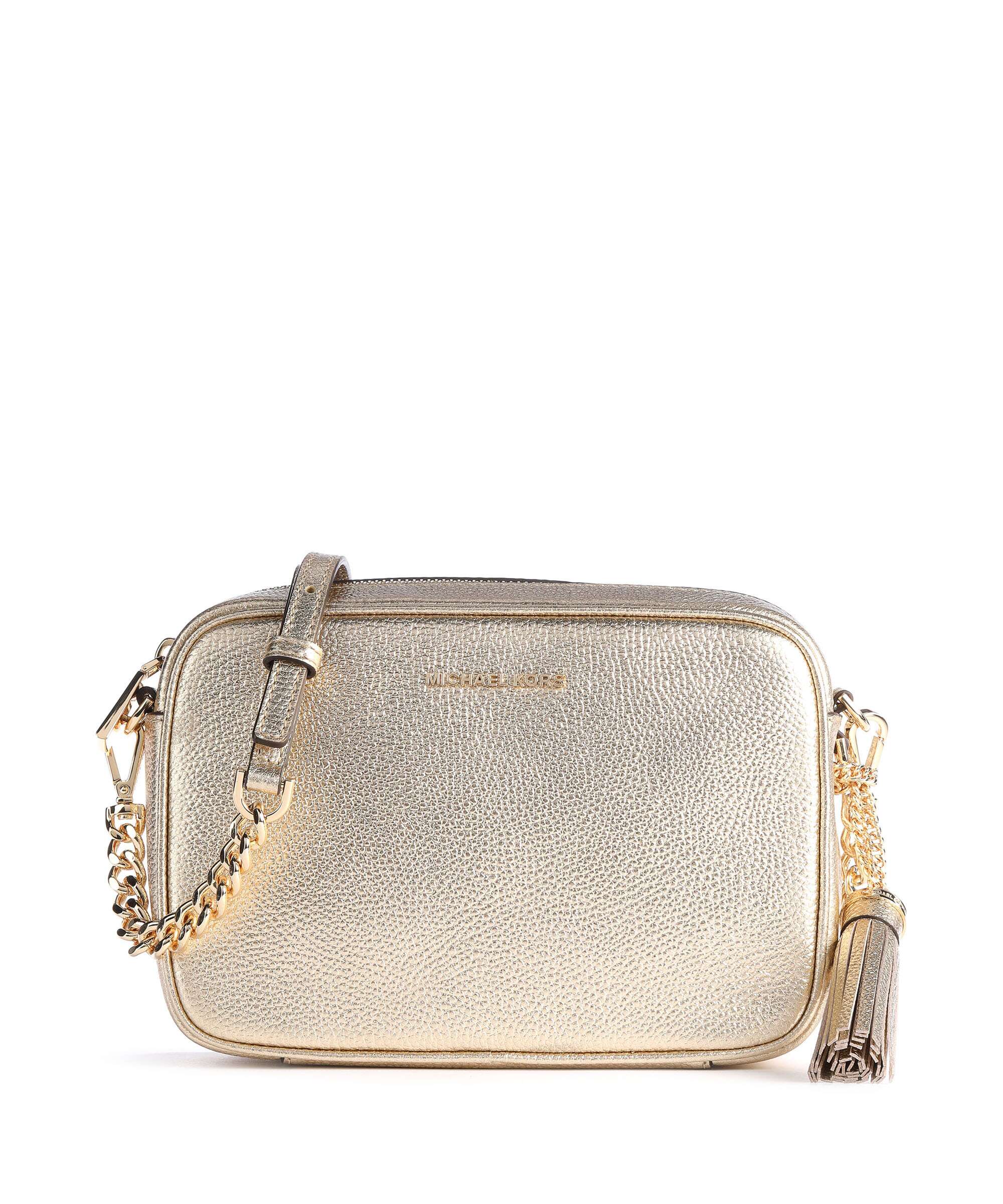 Michael Kors Jet Set Crossbody bag pale gold