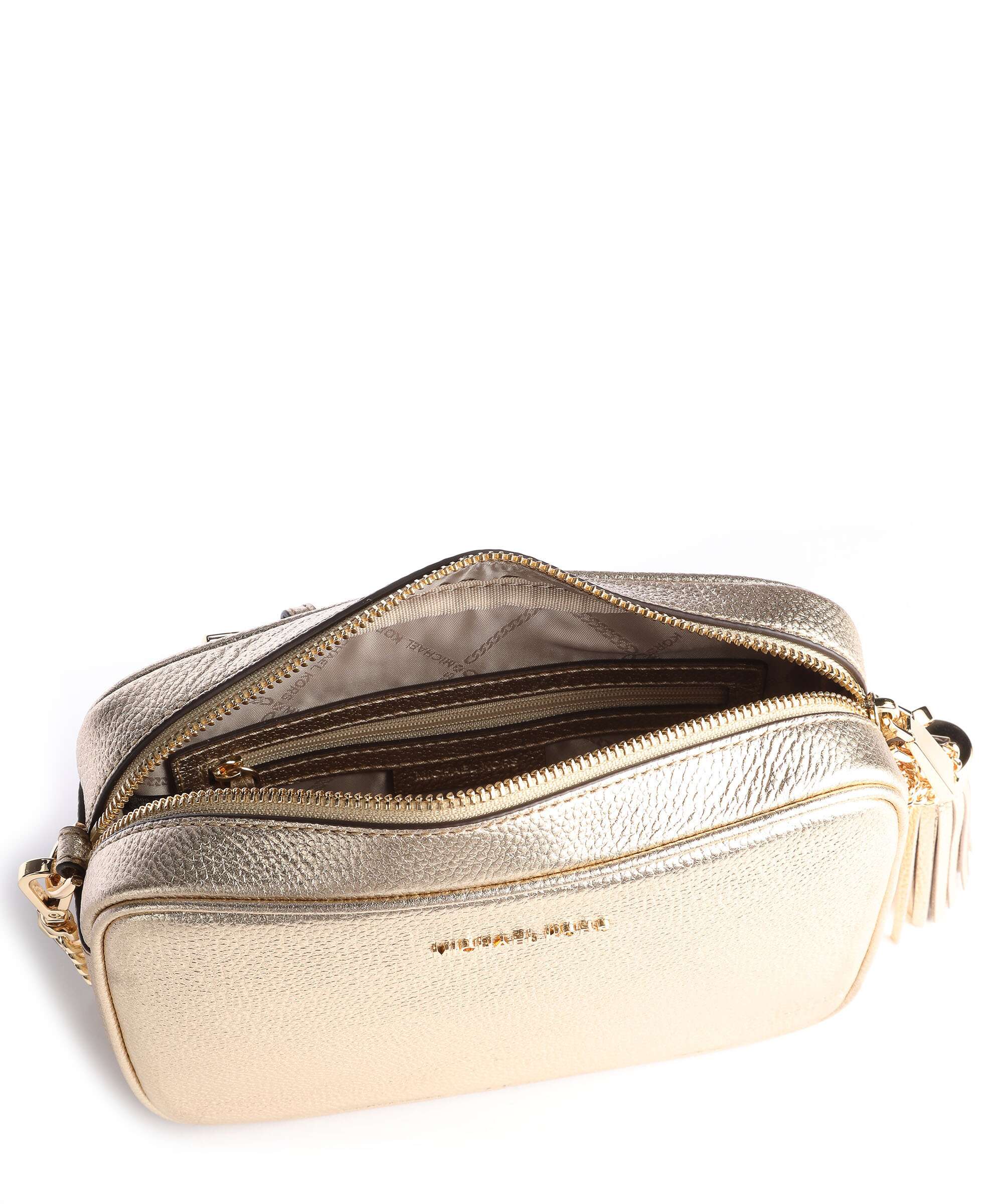 Michael Kors Jet Set Crossbody bag pale gold