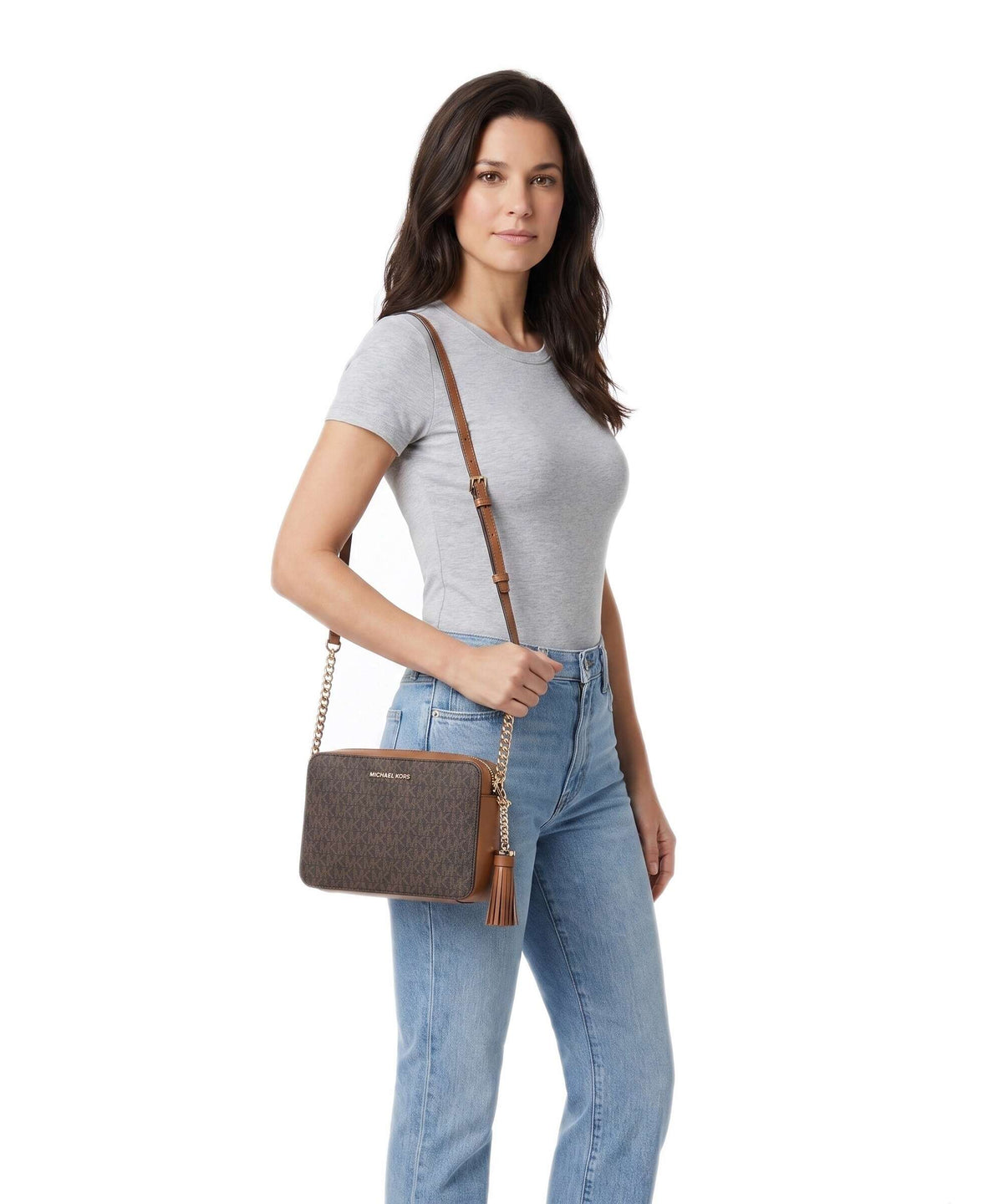 Michael Kors Jet Set Crossbody bag brown
