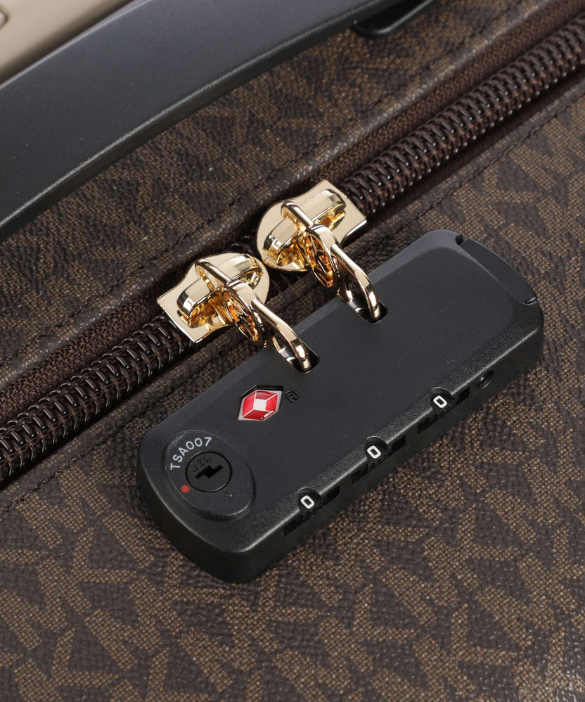 Michael Kors Travel Spinner (4 wheels) brown/acorn