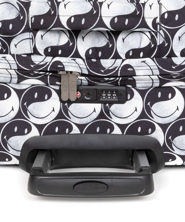 Eastpak Transit'R L Travel bag with wheels smiley black