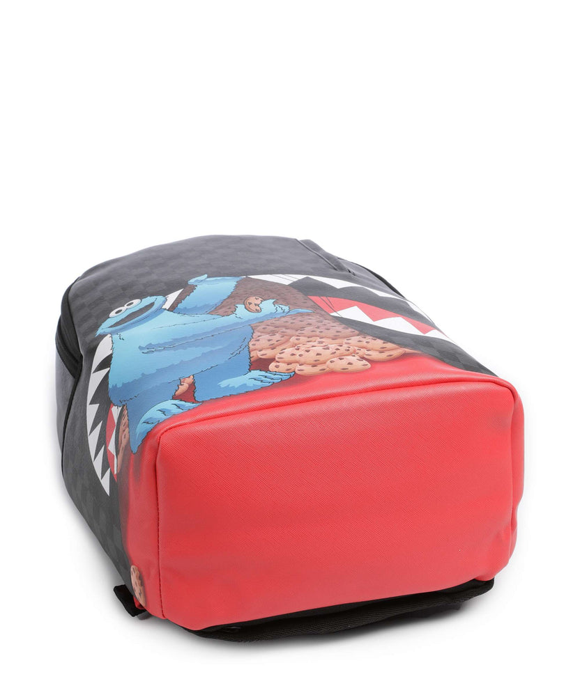 Sprayground Sesame Street Cookie Monster Sneaking a Bite Backpack black