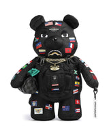 Sprayground James Flags Bear Rucksack black