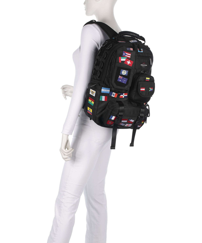 Sprayground James Flags Backpack black