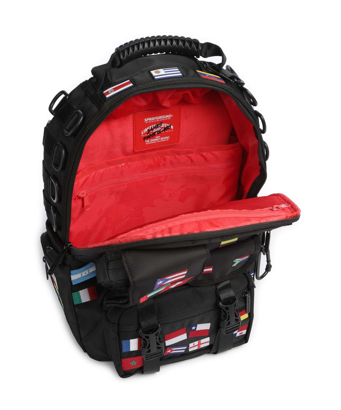 Sprayground James Flags Backpack black