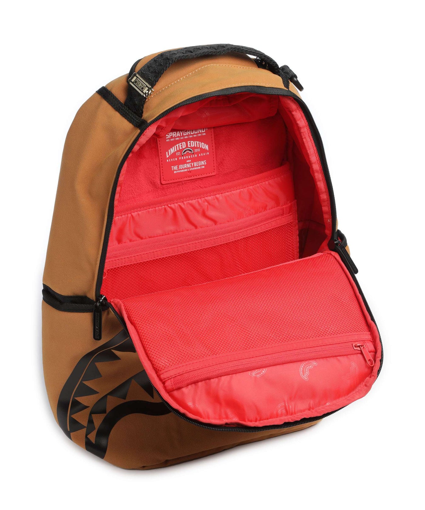Sprayground Shark Central Backpack brown
