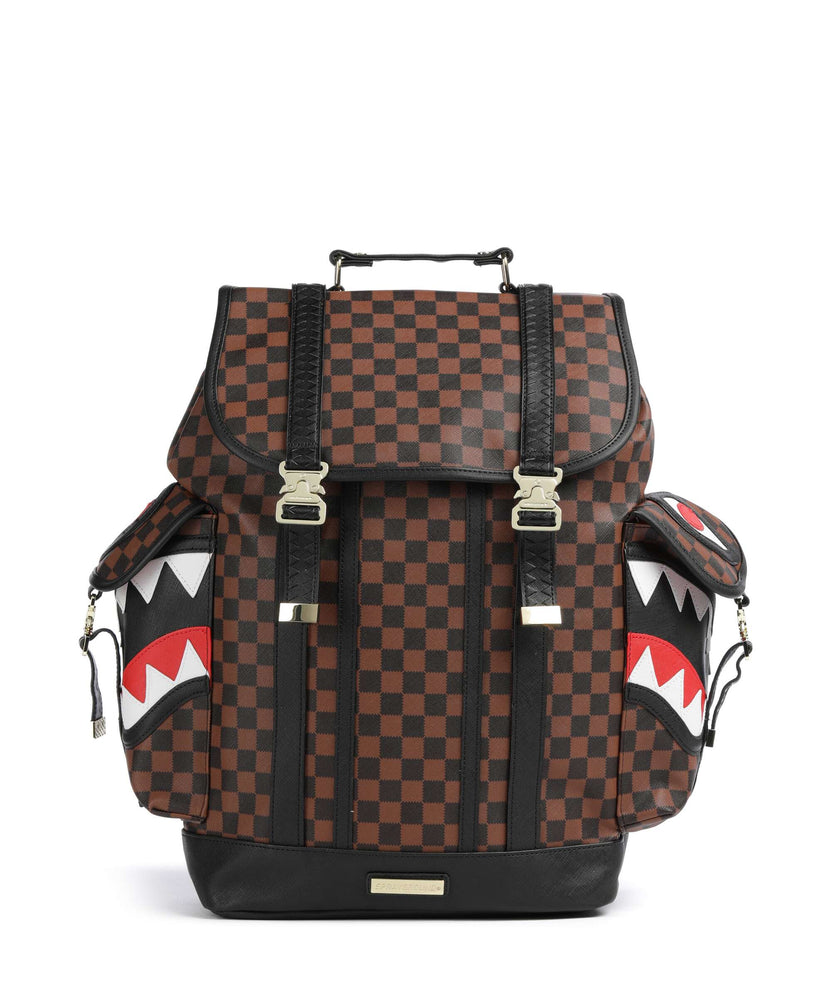 Sprayground Sawtooth Sharks in Paris Monte Carlo Backpack brown