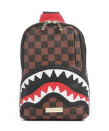 Sprayground Sawtooth Sharks in Paris Slingbag brown