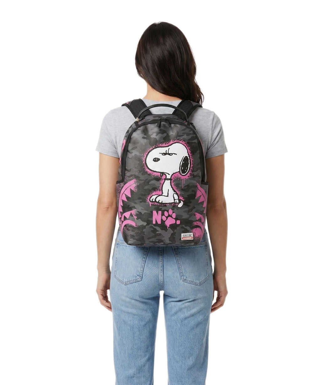 Sprayground Snoopy Pink Stencil Backpack multicolour