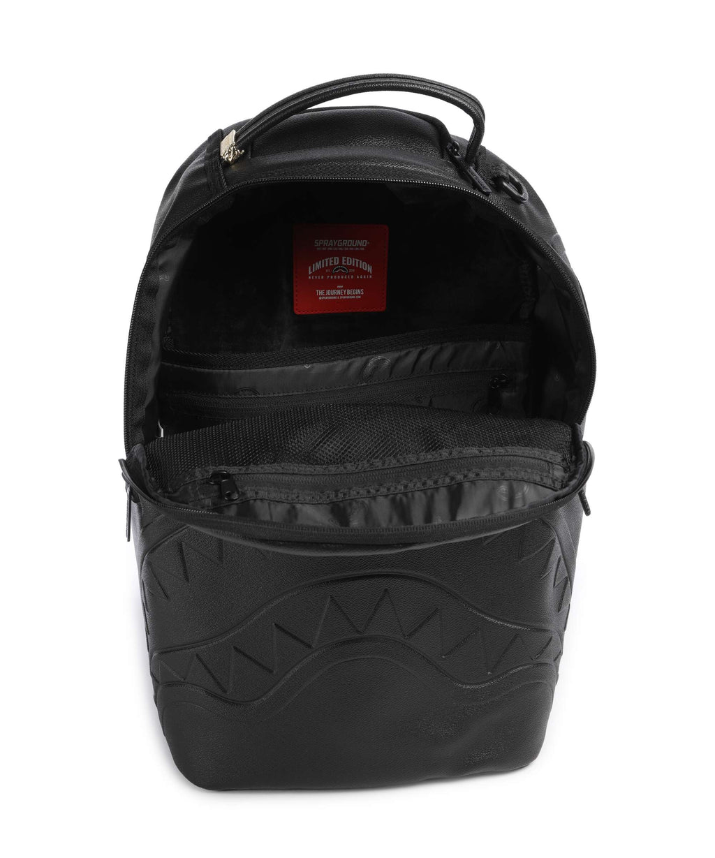 Sprayground Gold Brick Luxe Backpack black