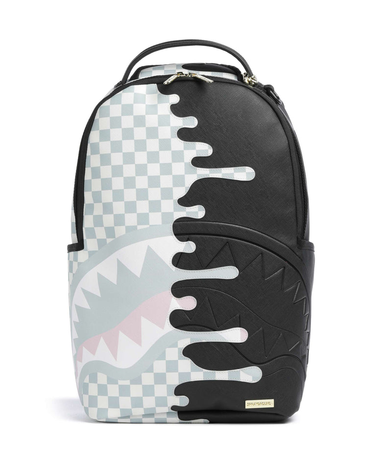 Sprayground Cream Check Side Drip Backpack multicolour