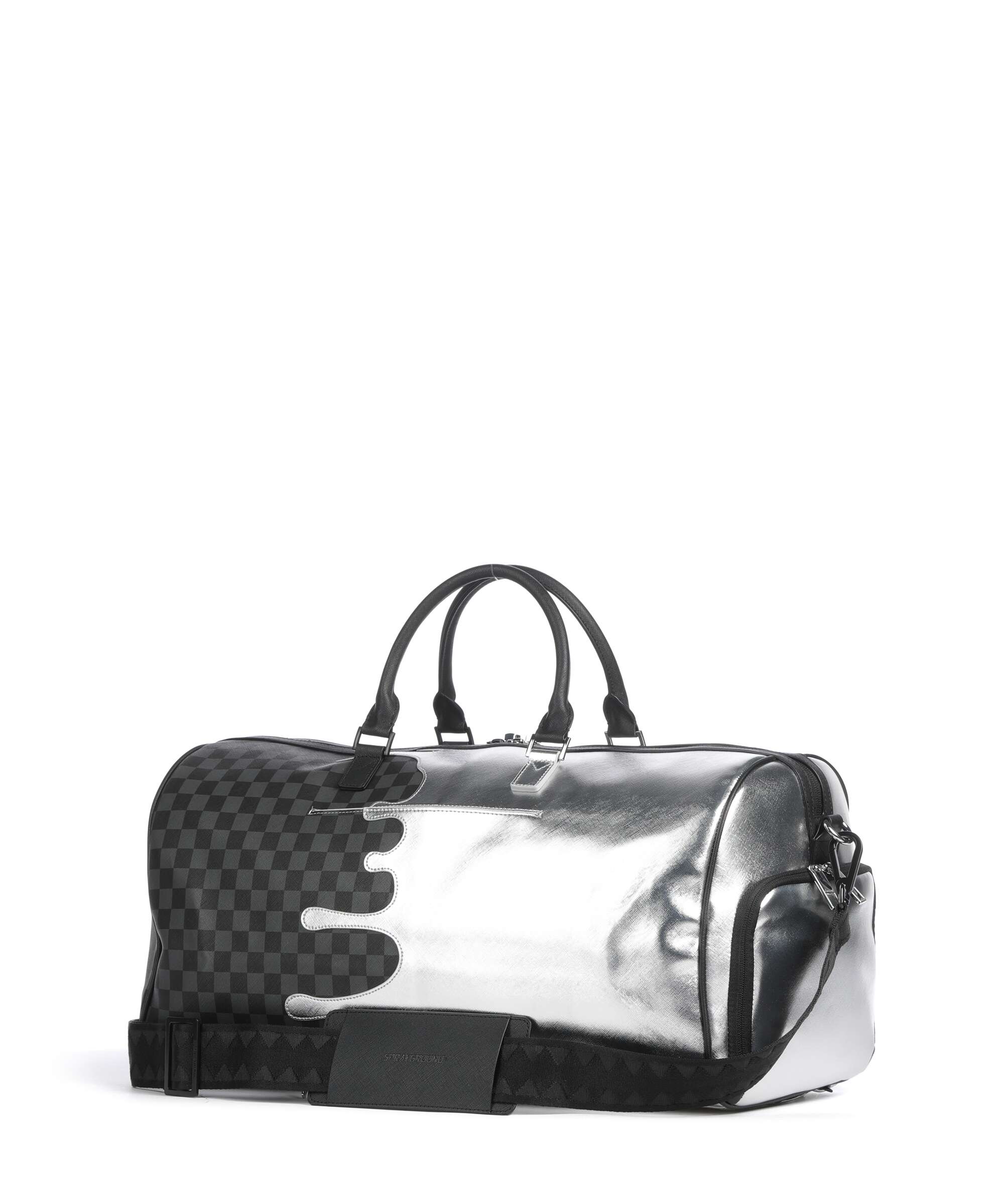 Sprayground Silver Side Drip Weekend bag silver