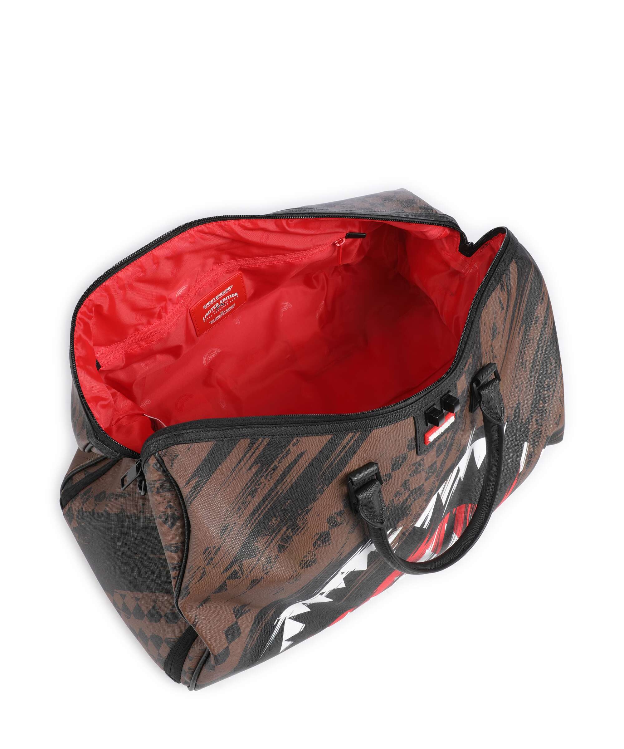 Sprayground Smeared Grunge Weekend bag brown