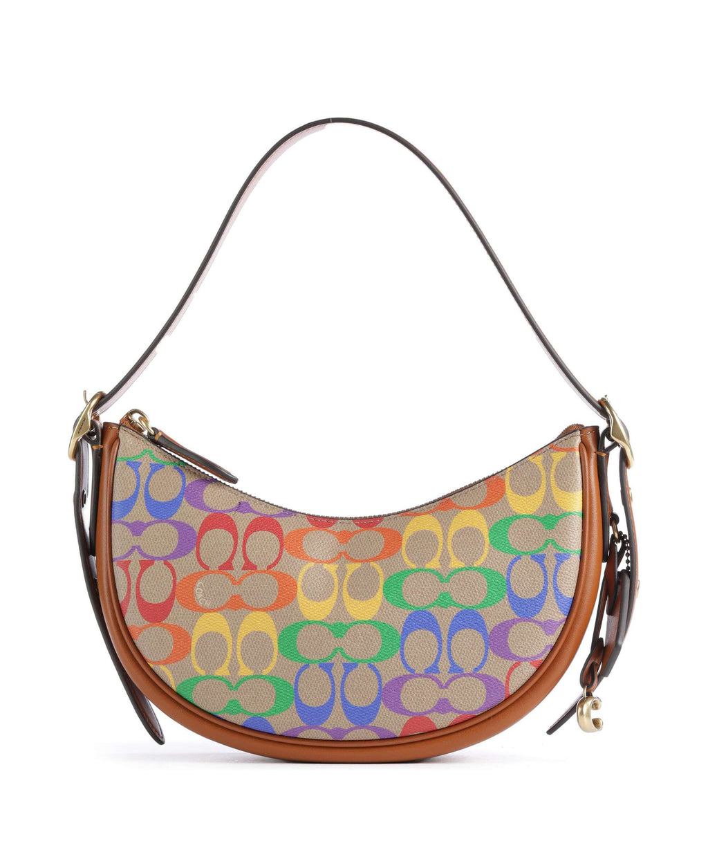 Coach Luna Shoulder bag rainbow signature