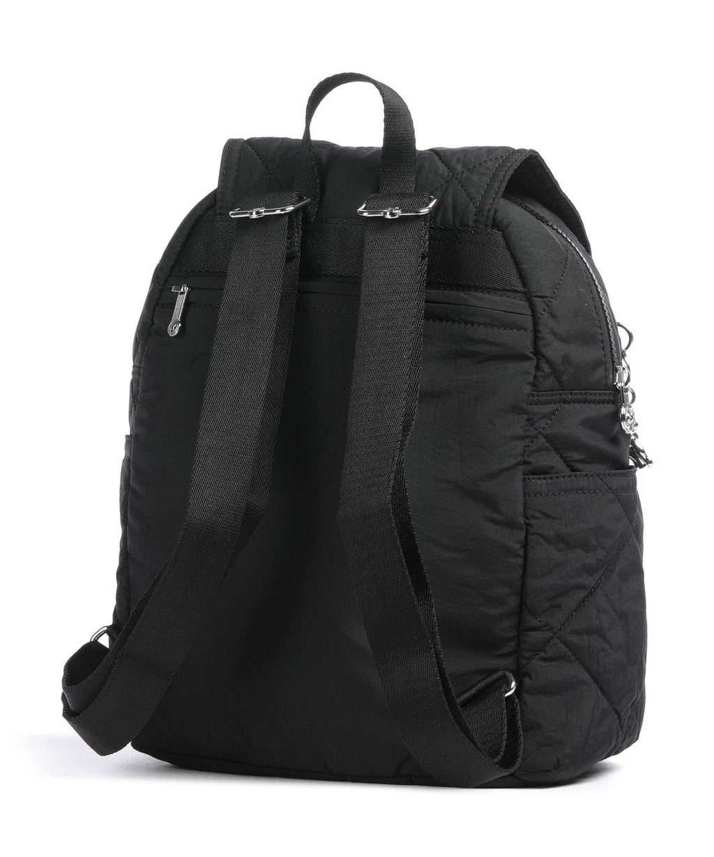 Kipling Crinkled Quilt City Pack S Backpack cosmic black