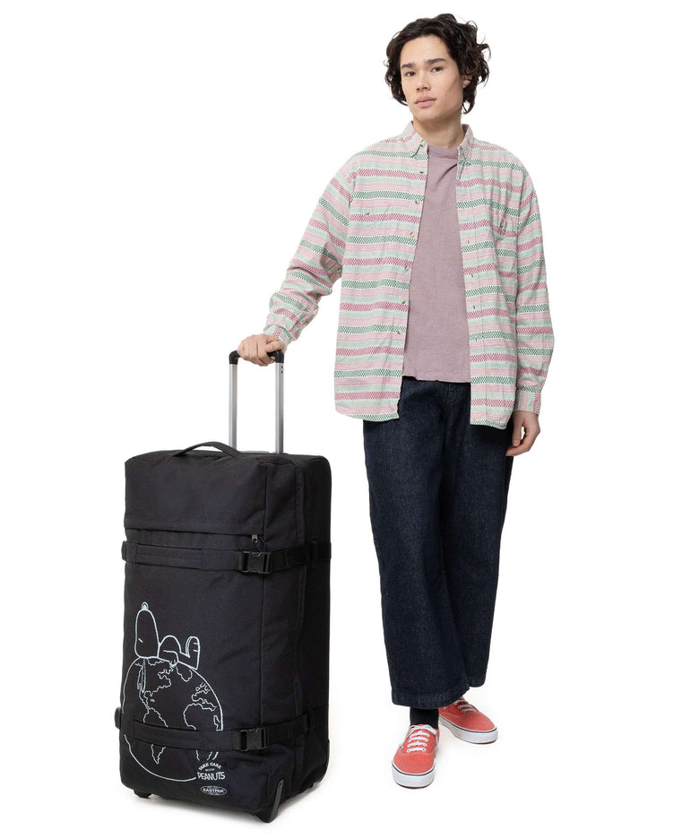 Eastpak Transit'R L Travel bag with wheels peanuts placed