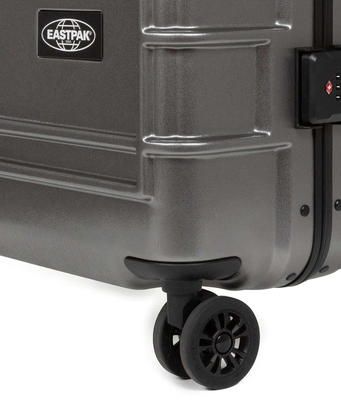 Eastpak Resist'R Case Spinner (4 wheels) brushed metal