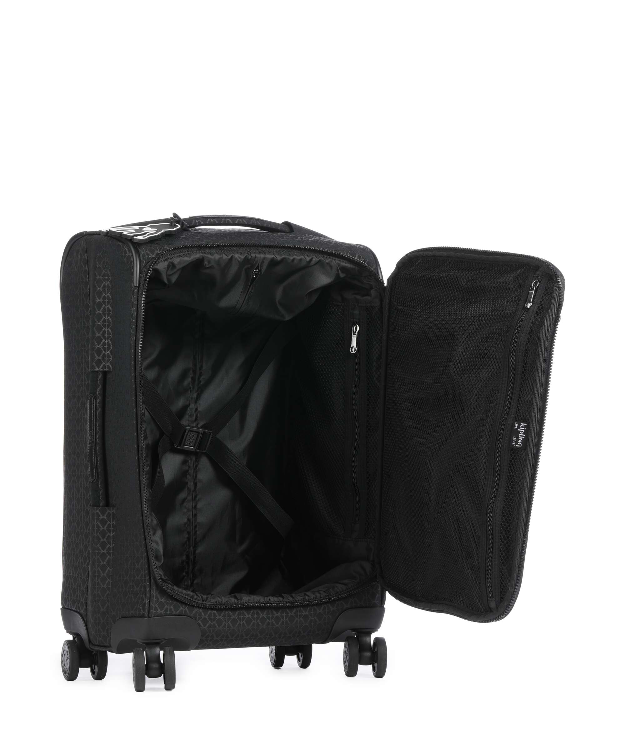 Kipling Basic New Youri S Spinner (4 wheels) signature embossed