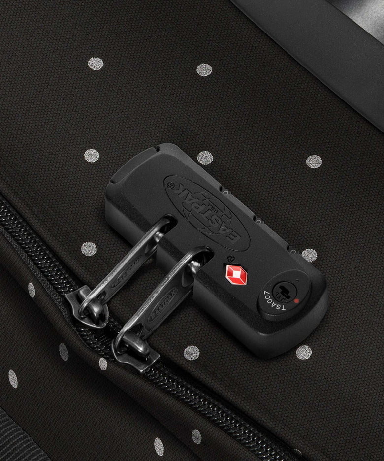 Eastpak Tranverz M Travel bag with wheels dots black/silver