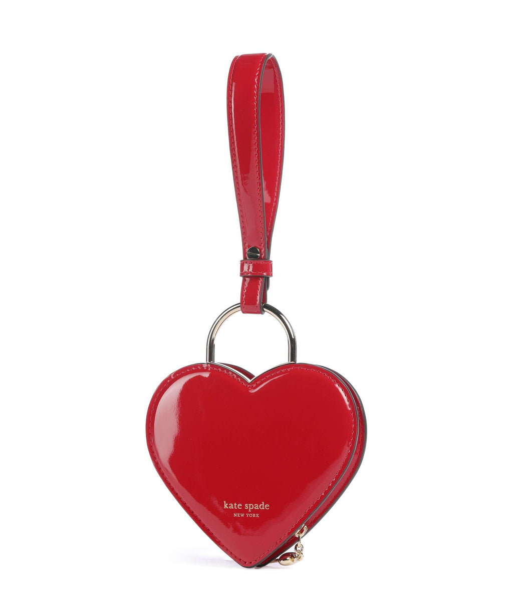 Kate Spade New York Key to my Heart Clutch bag cherry rouge