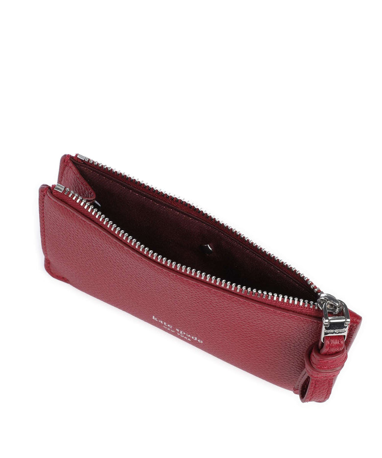 Kate Spade New York Loop Credit card holder red jam