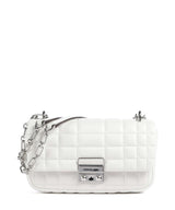 Michael Kors Tribeca Small Sac porté épaule optic white