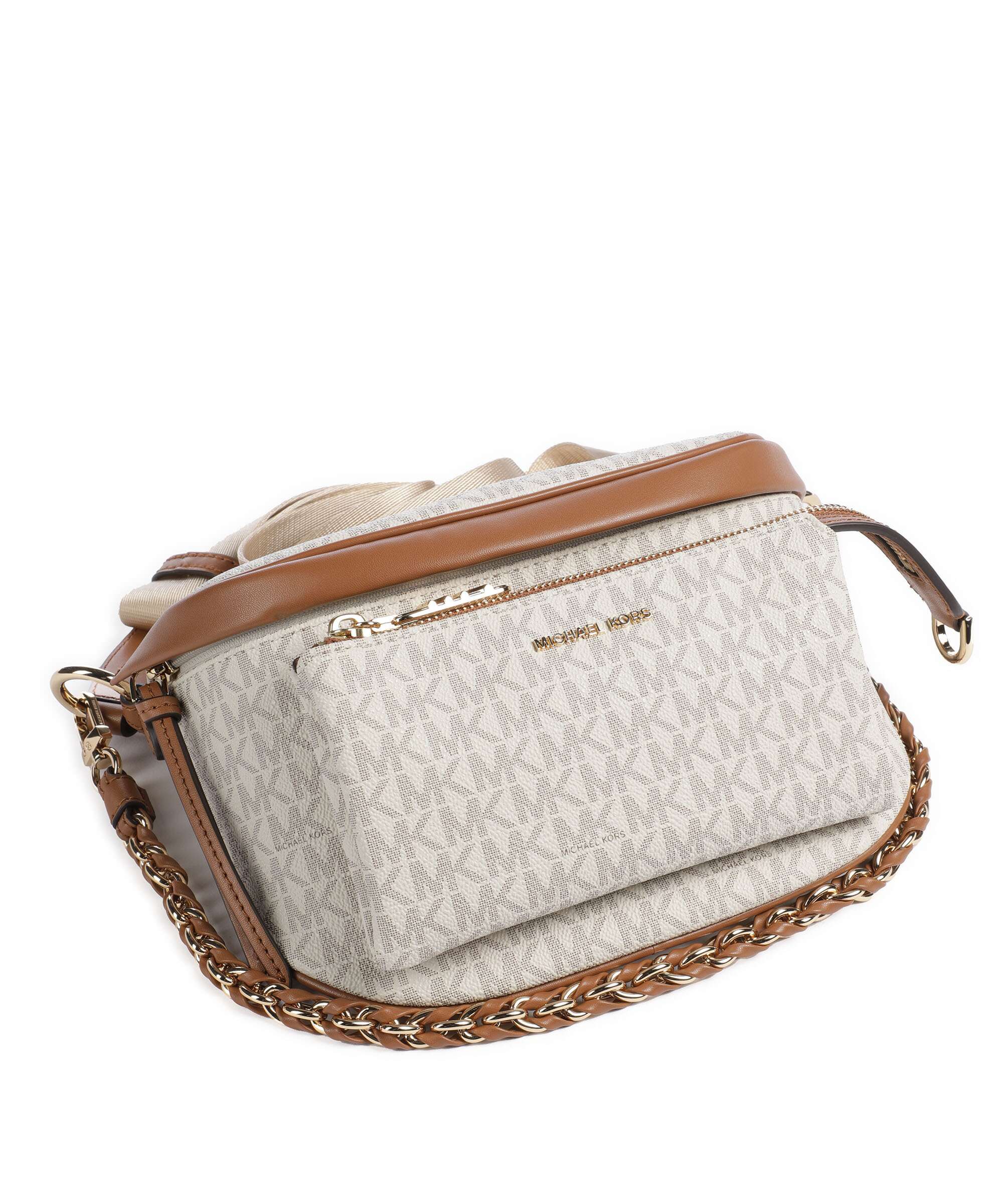 Michael Kors Slater Crossbody bag vanilla/acorn