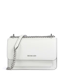 Michael Kors Claire Large Schultertasche optic white