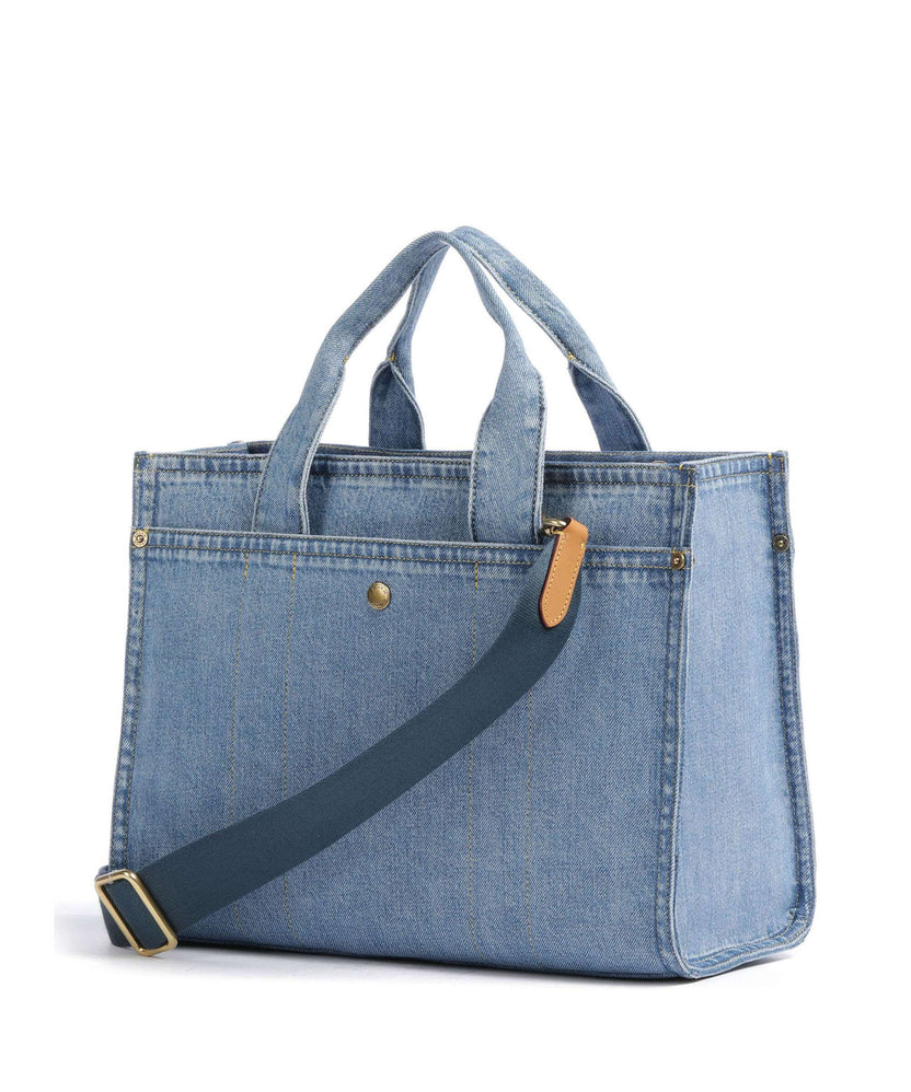 Coach Cargo Denim Handbag indigo