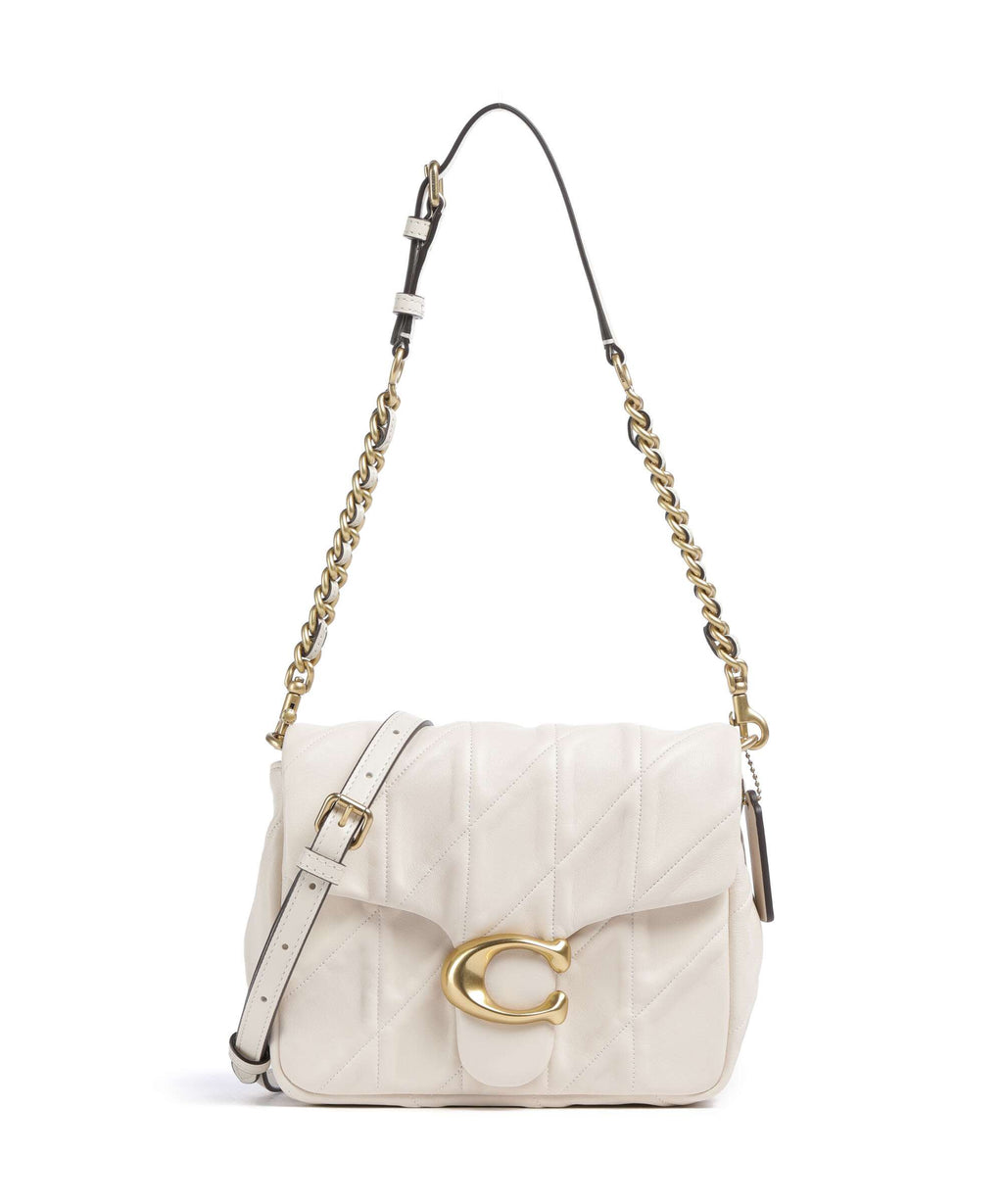 Coach Tabby Quilted Shoulder bag chalk