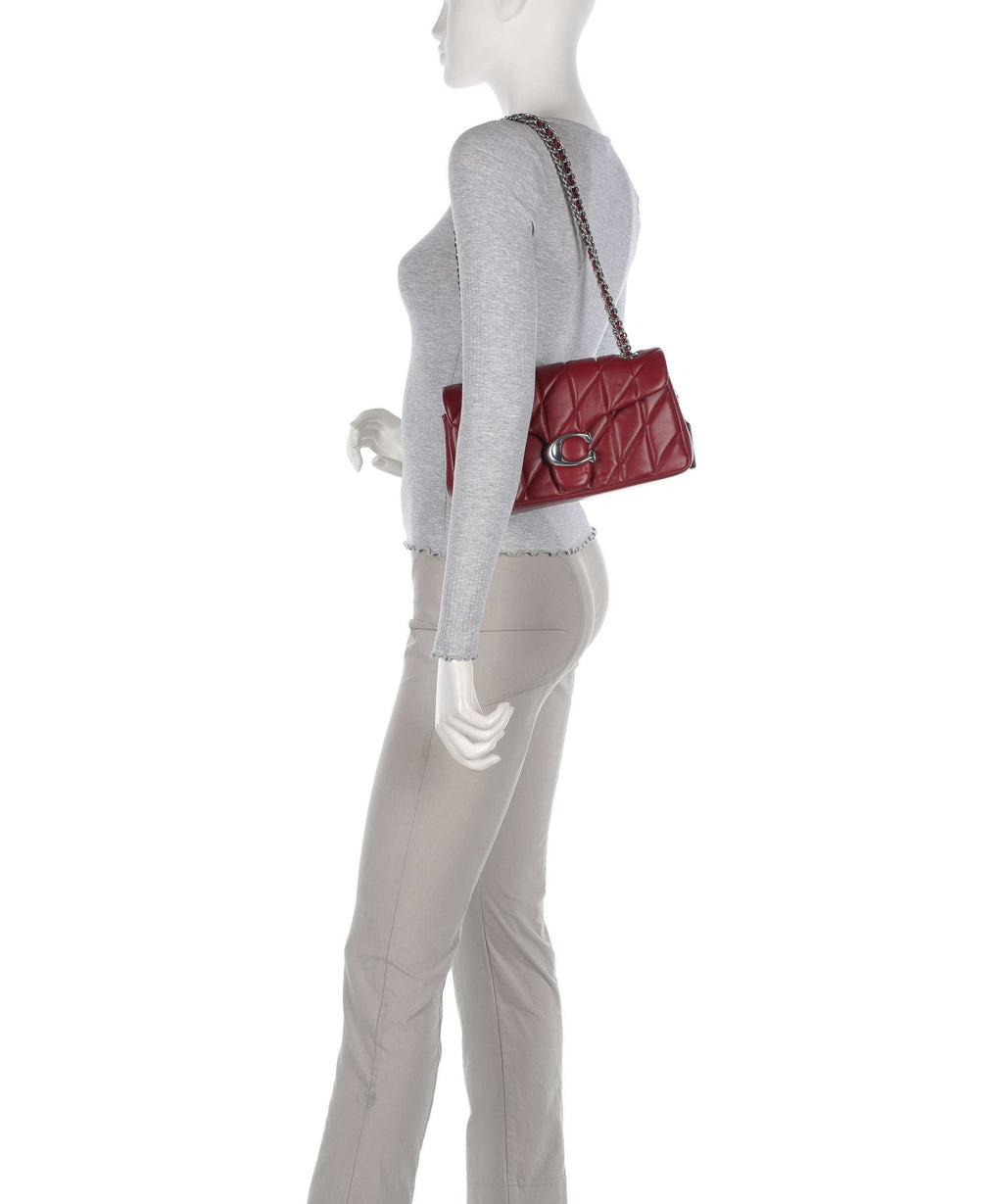 Coach Tabby Quilted 26 Shoulder bag dark ruby