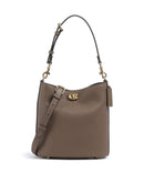 Coach Willow Soft 19 Borsa hobo dark stone
