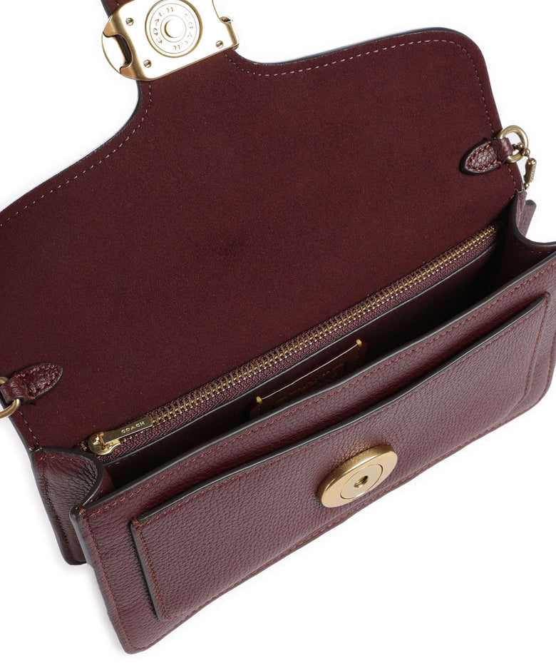 Coach Tabby Chain Crossbody bag merlot