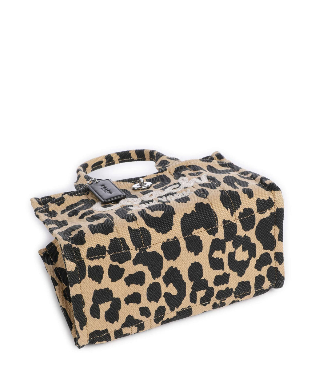 Coach Cargo Leopard Print 20 Crossbody bag black/multicolour