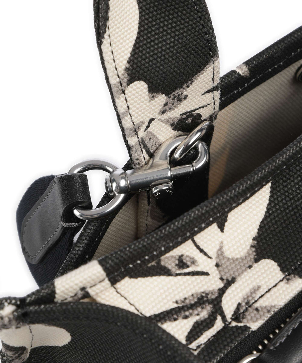Coach Cargo Bow Print Handbag black/multicolour