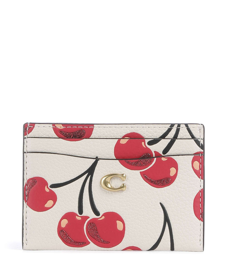 Coach Essential Cherry Print Credit card holder chalk/multicolour