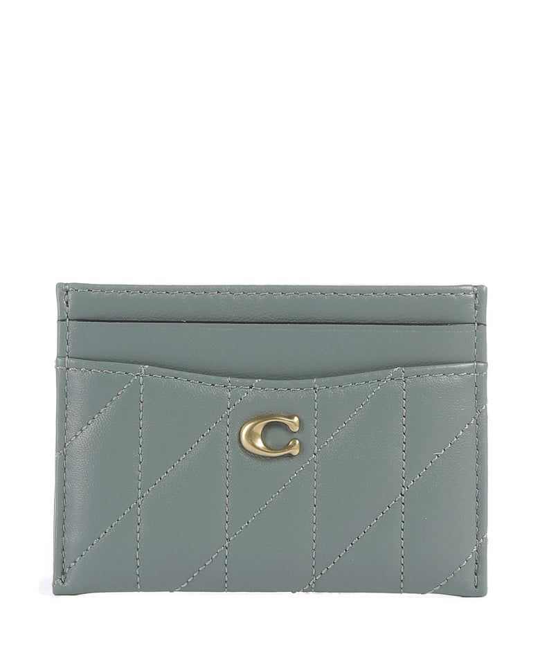 Coach Essential Pillow Credit card holder sage