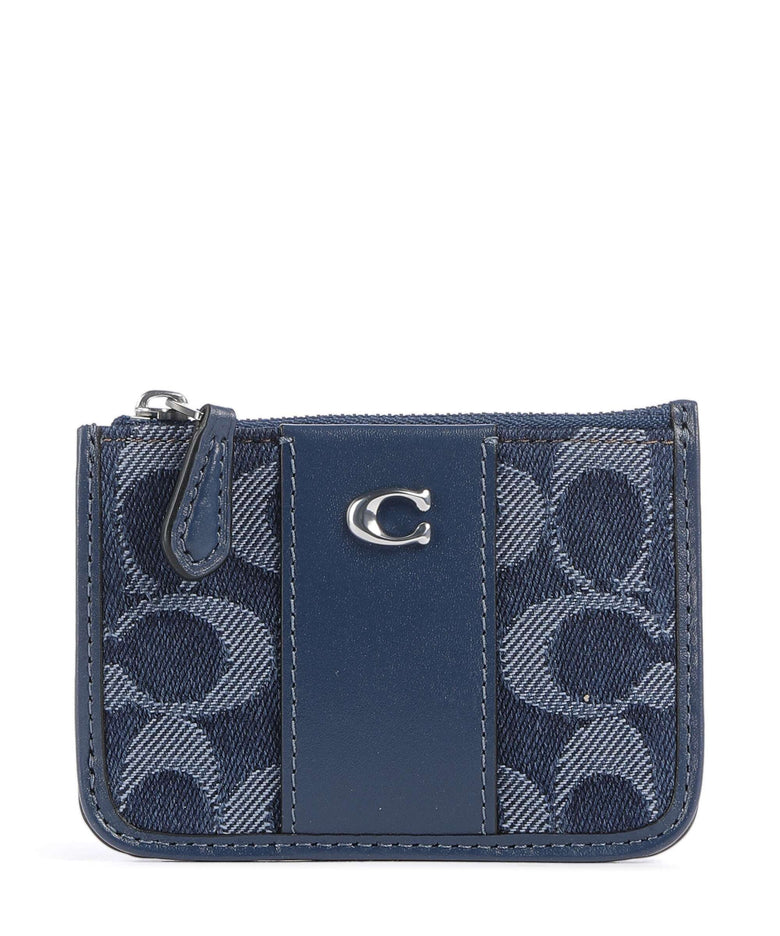 Coach Signature Credit card holder deep blue/multicolour