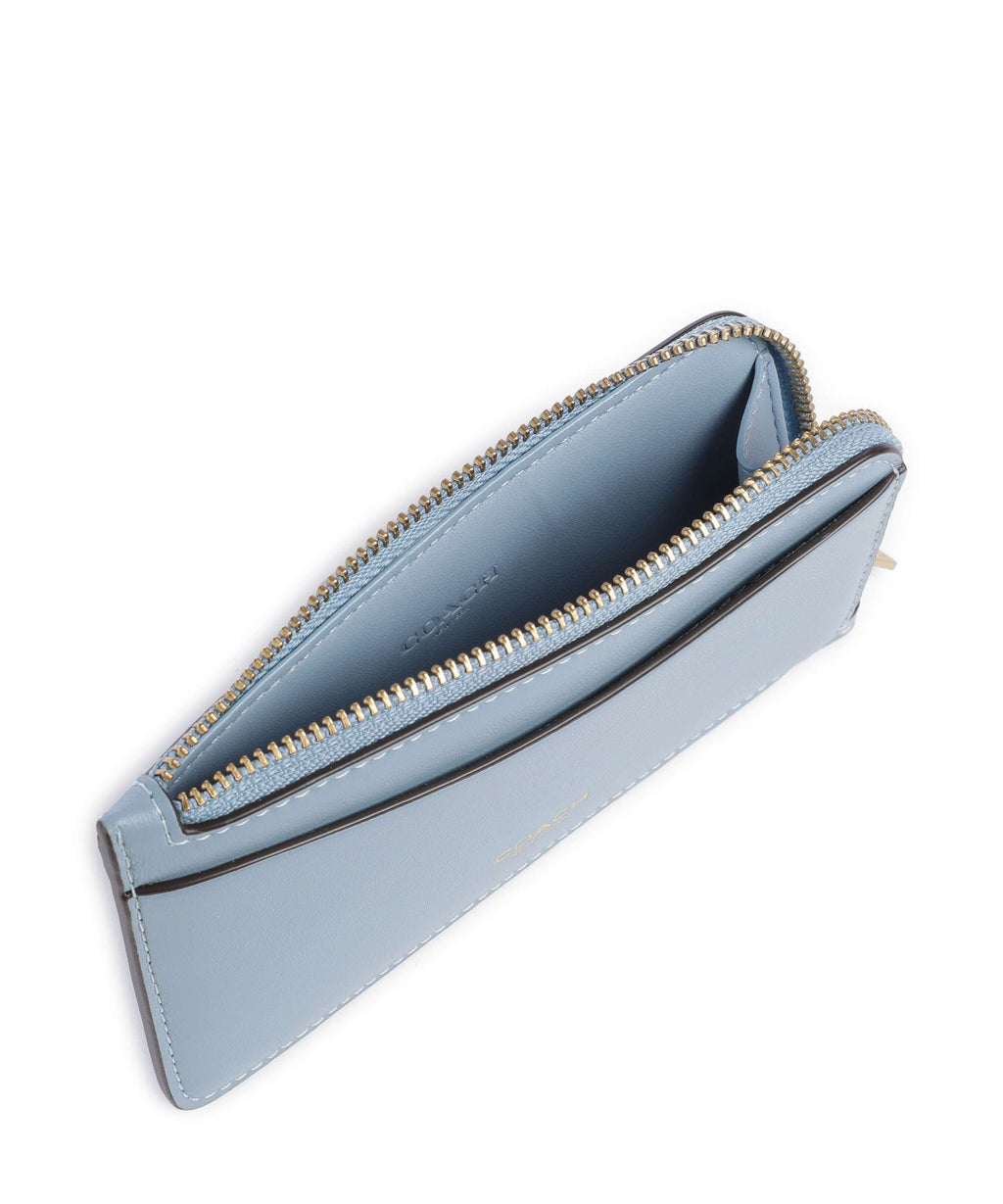 Coach New York Credit card holder bluebell