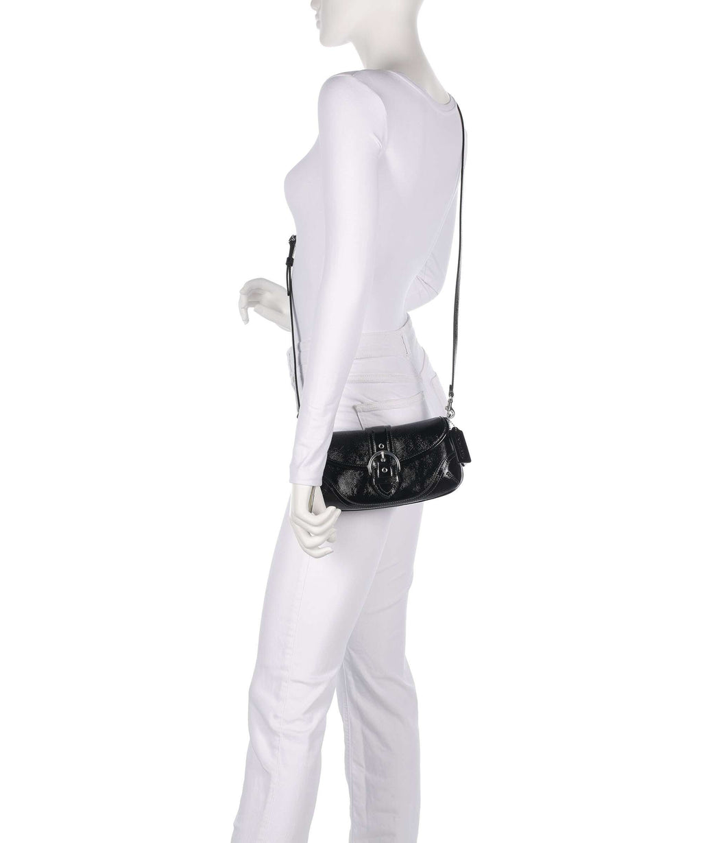 Coach Soho Crinkle Patent 25 Shoulder bag black
