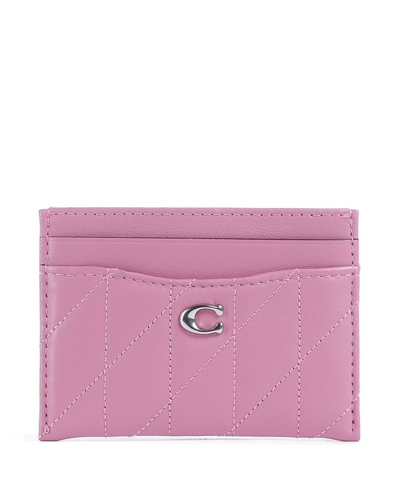 Coach Essential Pillow Credit card holder fuchsia