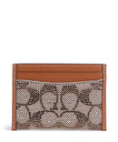Coach Essential Signature Porta carte di credito burnished amber
